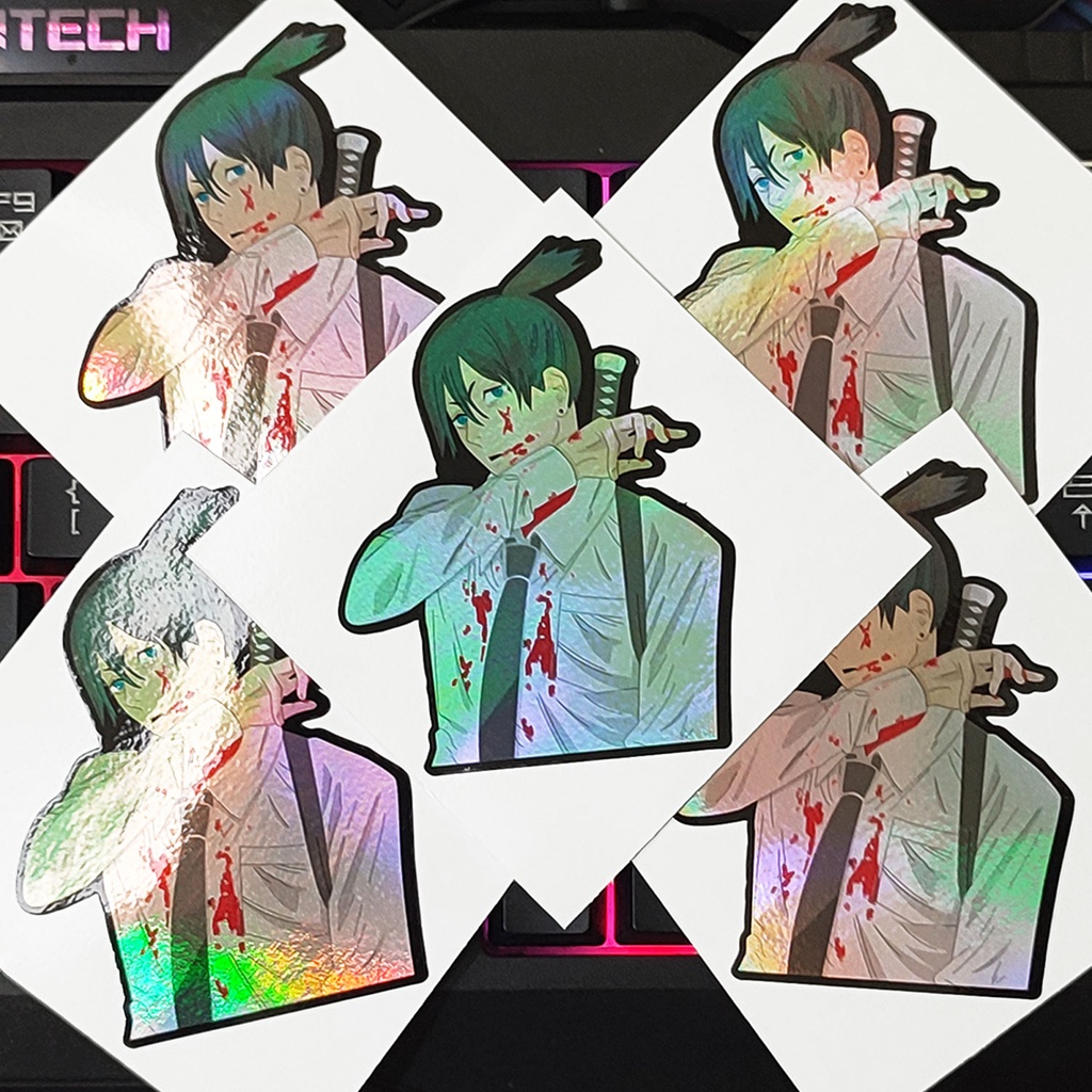 Jual STICKER STIKER HOLOGRAM ANIME AKI HAYAKAWA STIKER LAPTOP | Shopee ...