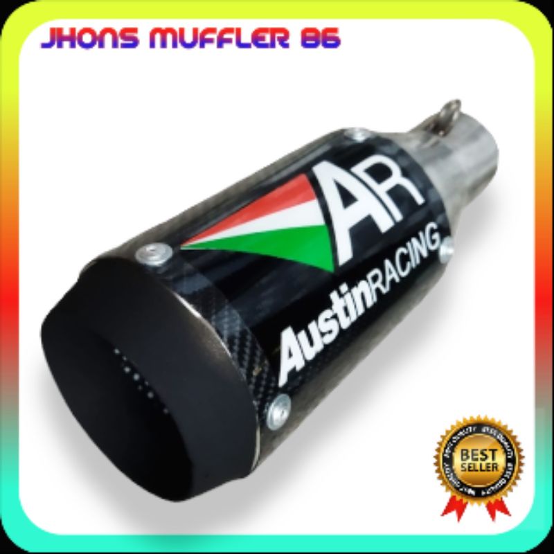 Jual knalpot motor austin racing AR racing silencer only lengkap dengan ...