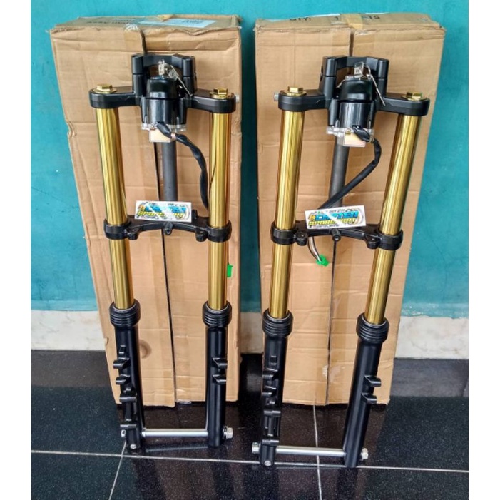 Jual SHOCK SKOK DEPAN NINJA RR GORILA SHOCK NINJA R SUDAH CROM PNP