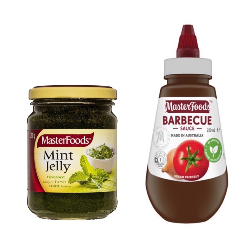 Jual MASTERFOODS Mint Jelly Saus 290gr / MASTERFOODS Barbecue Sauce