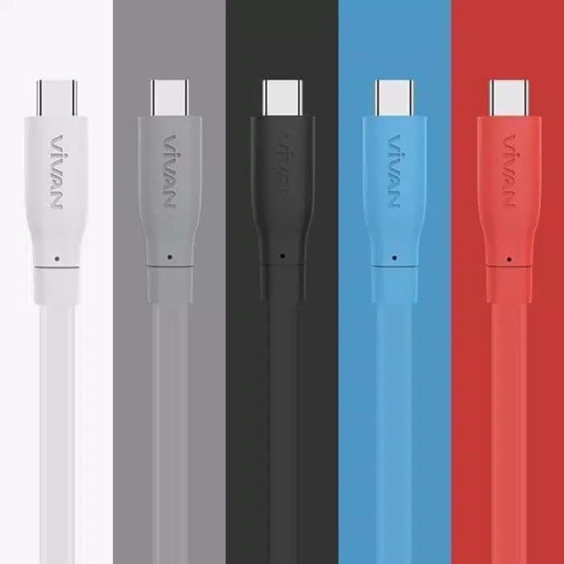 Jual Vivan CBC100S CBC 100 s Wired Cable Kabel data Type C 100 cm Color ...