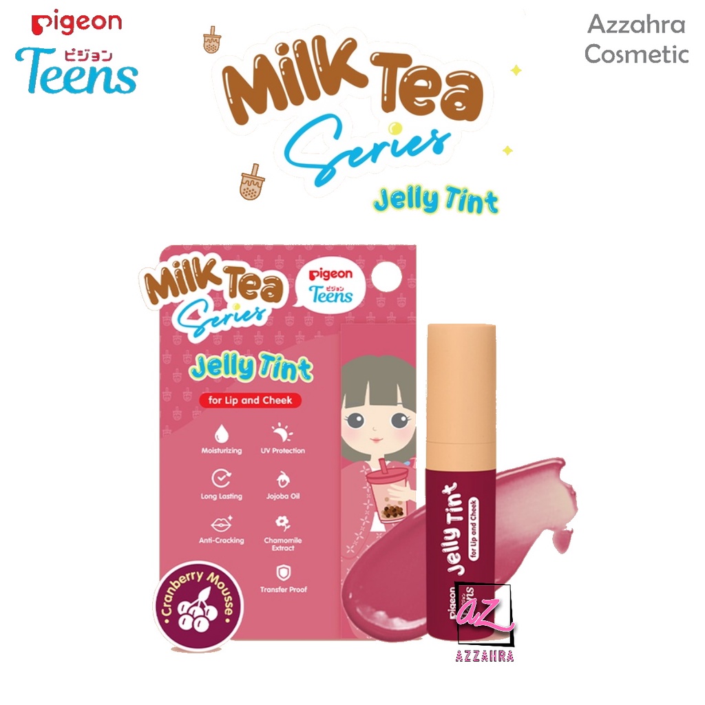 Jual Pigeon Teens Jelly Tint Milk Tea Series Lip Tint Shopee Indonesia