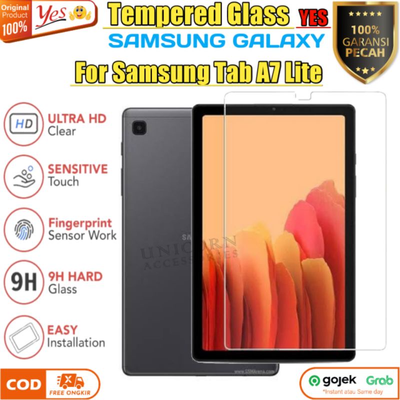 Jual TG Samsung tab A7 Lite 8.7 inci T225 T220 2021 Tempered Glass YES