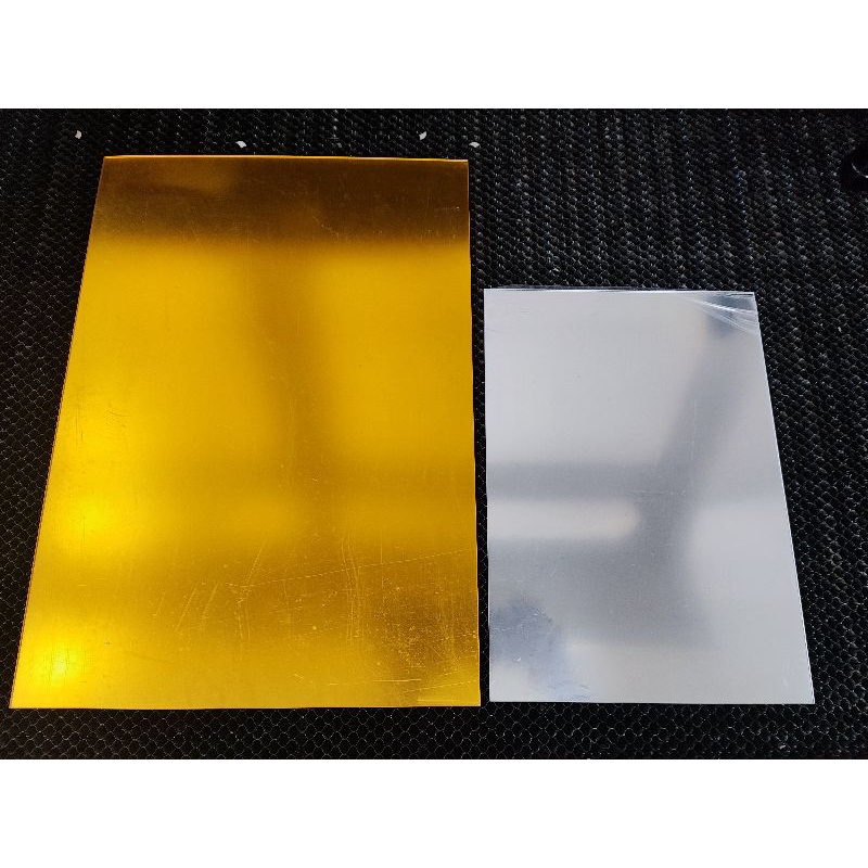 Jual Akrilik mirror gold/ mirror silver ukuran A4 Shopee Indonesia