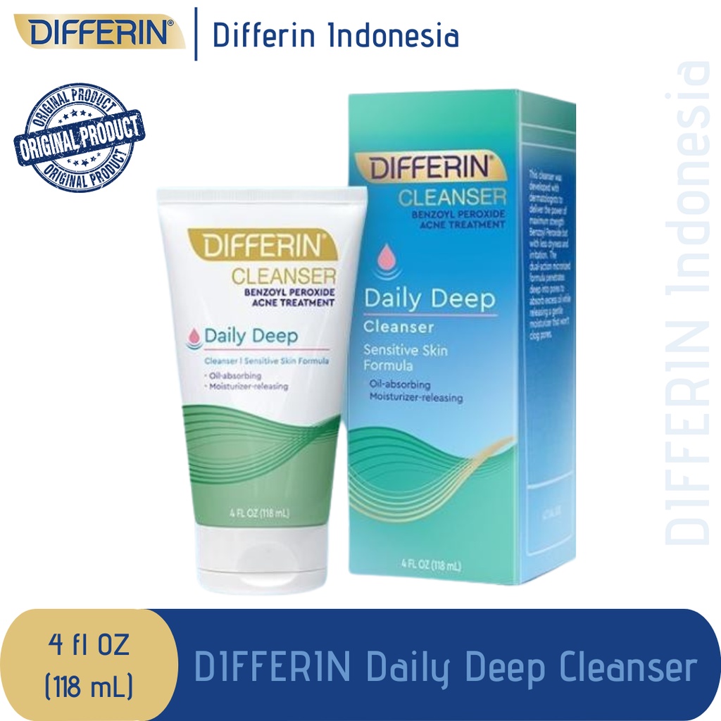 Jual Differin Daily Deep Cleanser 118 Ml Shopee Indonesia 5199