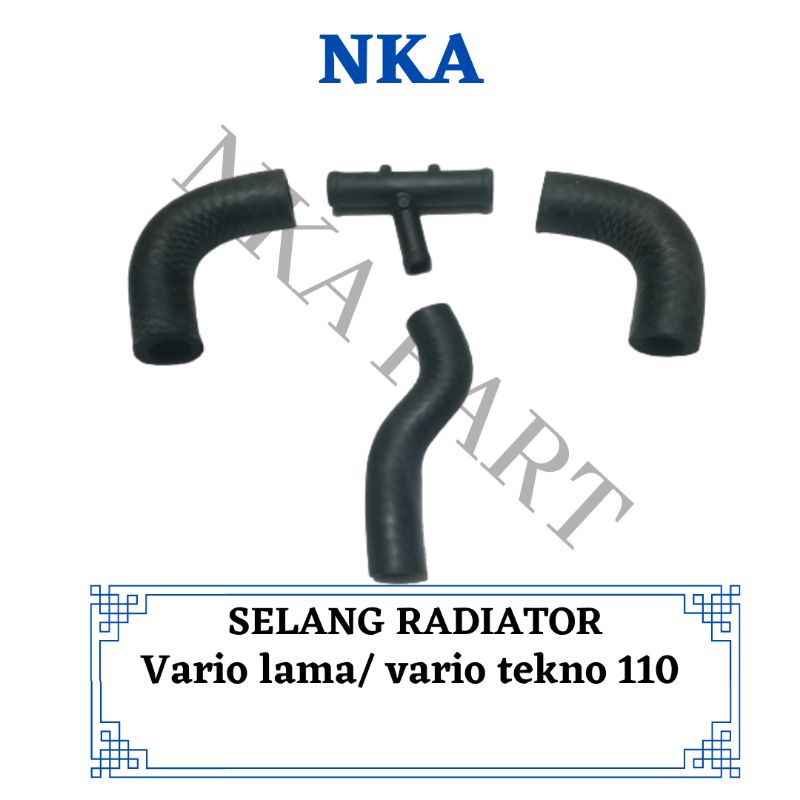 Jual PIPA SELANG RADIATOR VARIO 110 TECNO LAMA CARBU 1 SET | Shopee ...