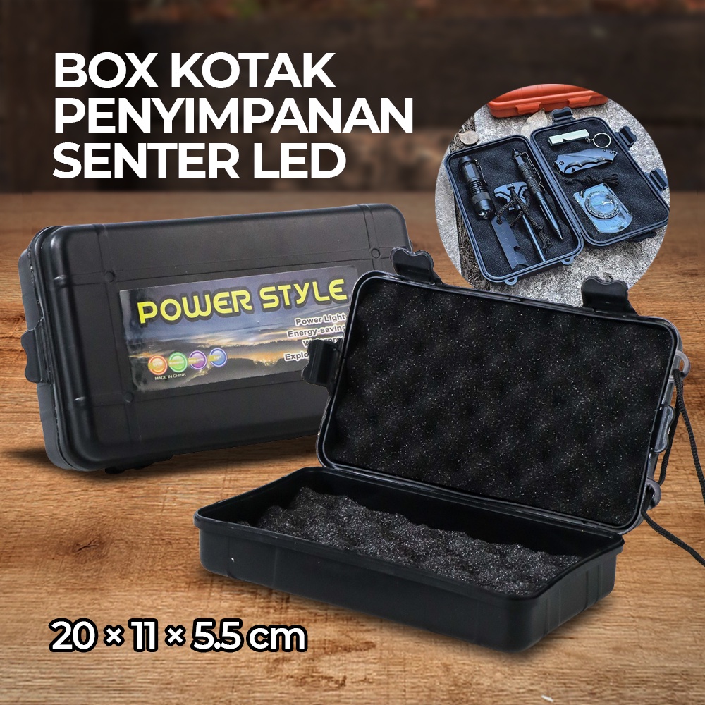 Jual Taffware Kotak Pelican Storage Box Senter LED Dustproof Waterproof ...