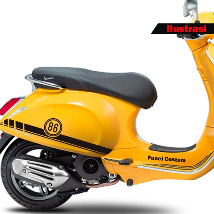 Jual Sticker Sticker Cutting Body Tepong Vespa List With Number Custom Shopee Indonesia