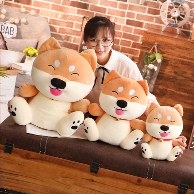 Jual Sangat Sedikit 1 Buah 35 Cm Shiba Inu Mewah Anjing Boneka Mainan ...