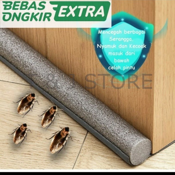 Jual TJ Twin Draft Door Guard Stopper Seal Gap Strip Dust Door Stop