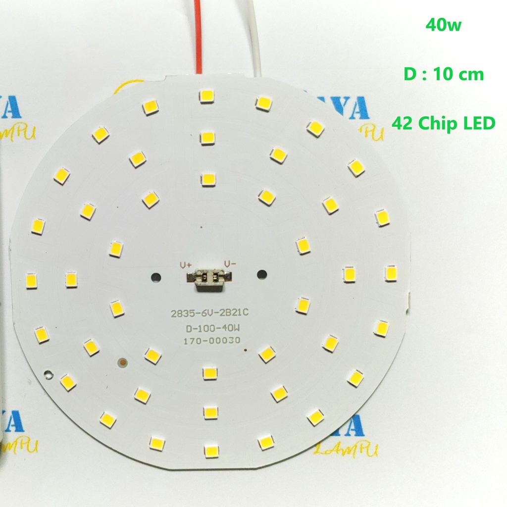 Jual PCB Mata Led DC 40 Watt - Modul Lampu LED DC 40w Nyala Putih ...