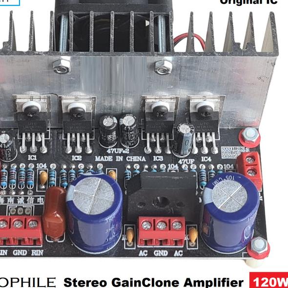 Jual Stereo Gainclone LM1875 HIFI Power Amplifier Low Noise Clean SQ