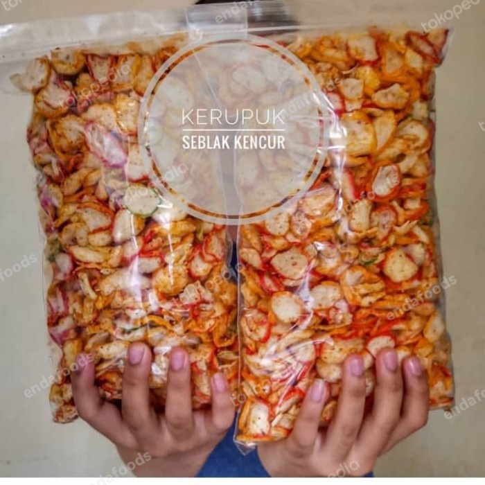 Jual Kerupuk Seblak Kencur 1kg Shopee Indonesia