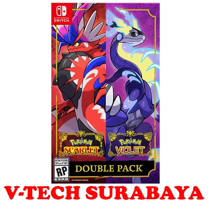 Jual POKEMON SCARLET VIOLET DOUBLE PACK NINTENDO SWITCH | Shopee Indonesia