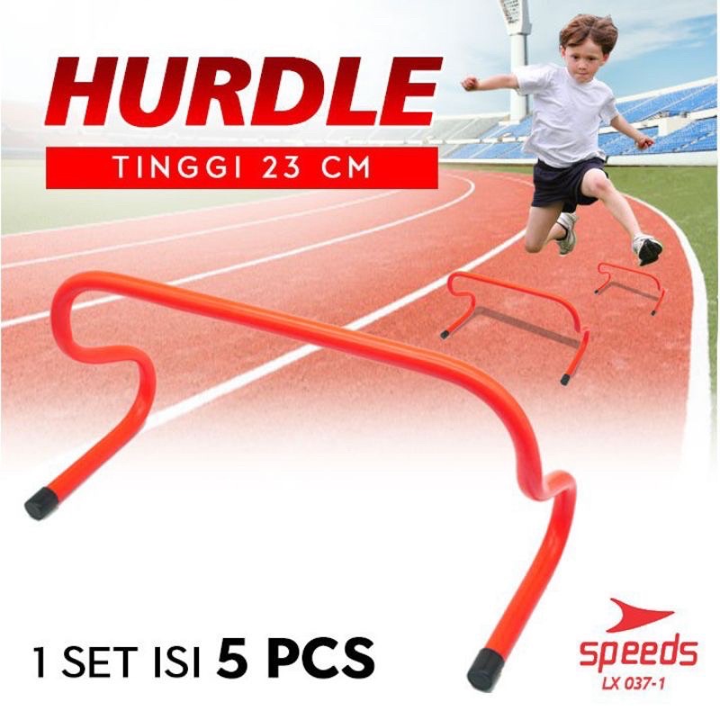 Jual HURDLE SPEEDS 23 CM 1 ISI 5 PCS ALAT LATIHAN LOMPAT LX 037 -1 ...