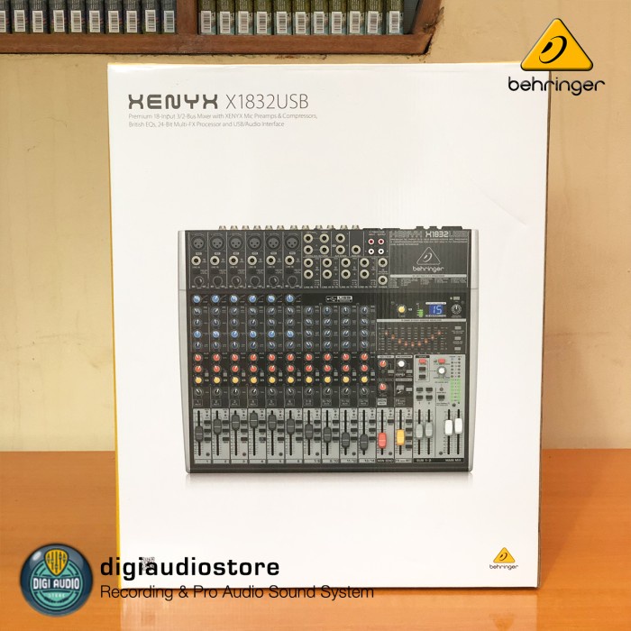 Jual Audio Mixer Plus Usb Soundcard Behringer Xenyx X1832 Usb X 1832Usb Original Shopee