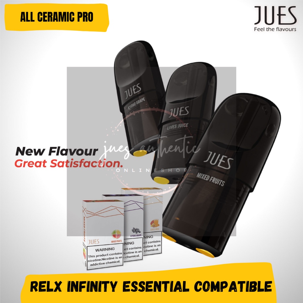 Jual JUES Pods Pro Ceramic - All Flavors - INFINITY ESSENTIAL ...