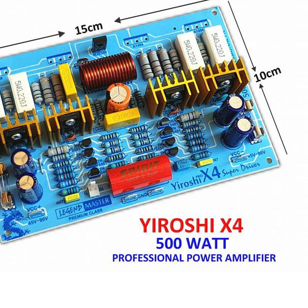 Jual KIT DRIVER POWER YIROSHI X4 500W POWER AMPLIFIER X 4 TANPA TR