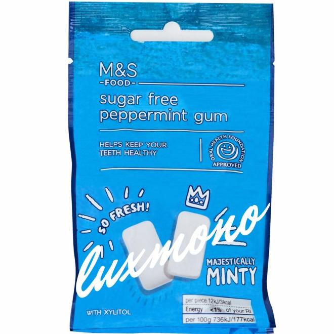Jual Discount M S MARKS AND SPENCER SUGAR FREE PEPPERMINT GUM CANDY
