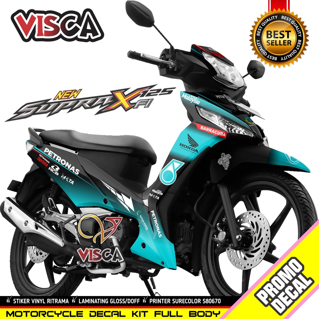Jual Decal Supra X 125 Fi Modif Keren Stiker Supra X 125 Fi Full Body