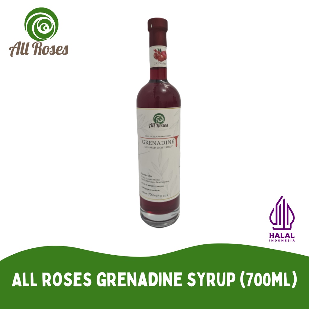 Jual All Roses Grenadine Syrup 700ml | Shopee Indonesia