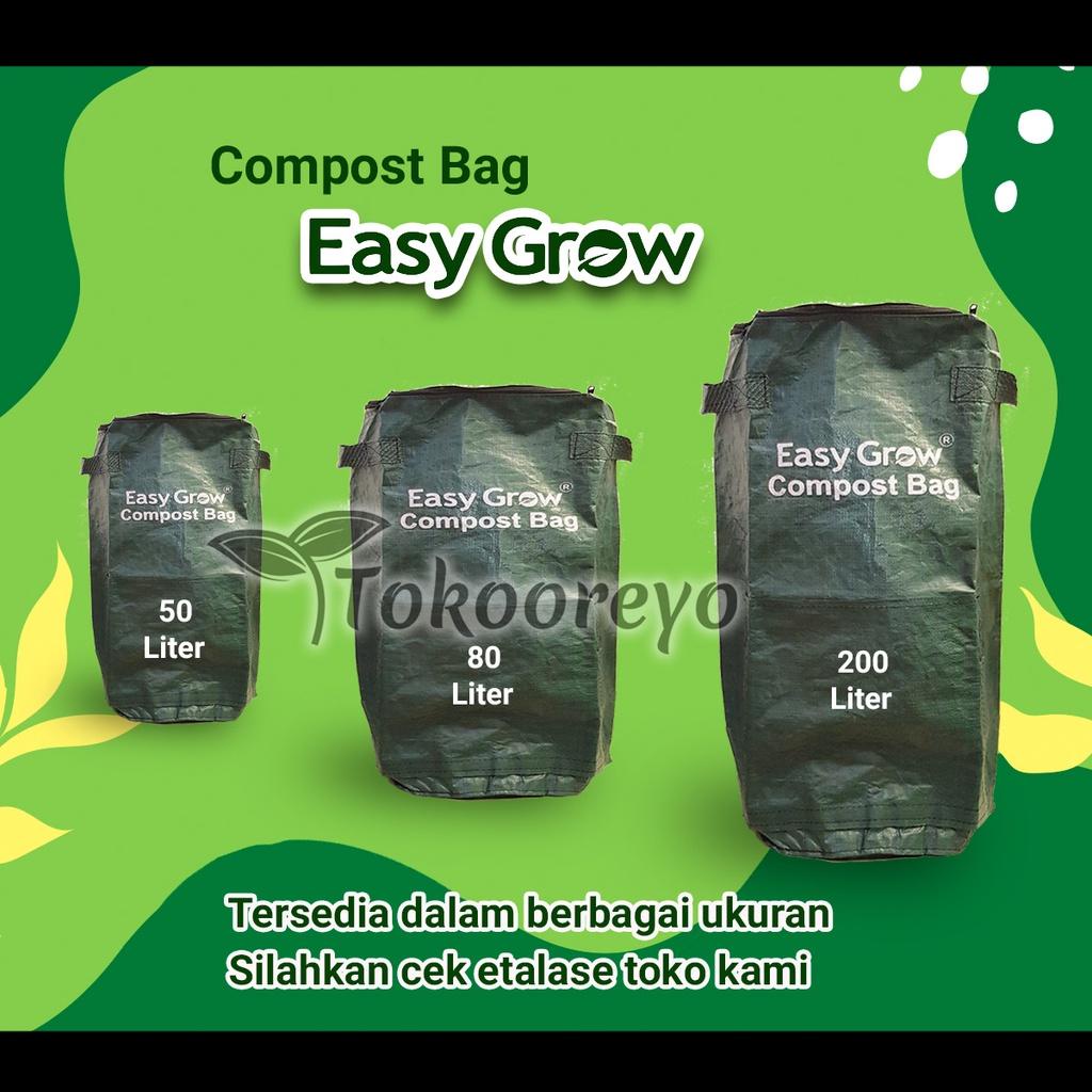 Jual COMPOST BAG EASY GROW 80 LITER - HIJAU TAS KOMPOS Kualitas Terbaik ...