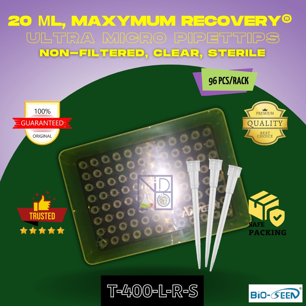 Jual 20 µL, Maxymum Recovery Ultra Micro PipetTips, Non-Filtered, Clear ...