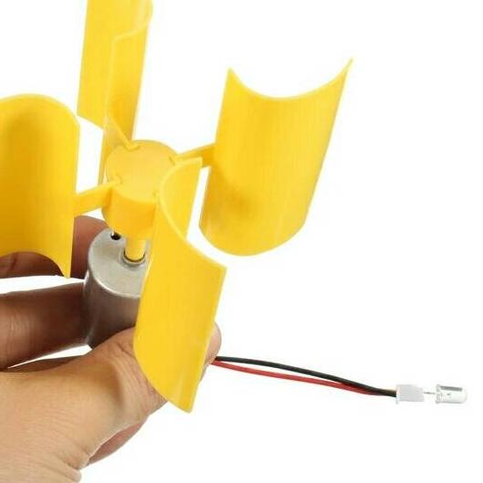 Jual Vertical Micro Wind Turbines Blades Generator DIY Set Small DC ...