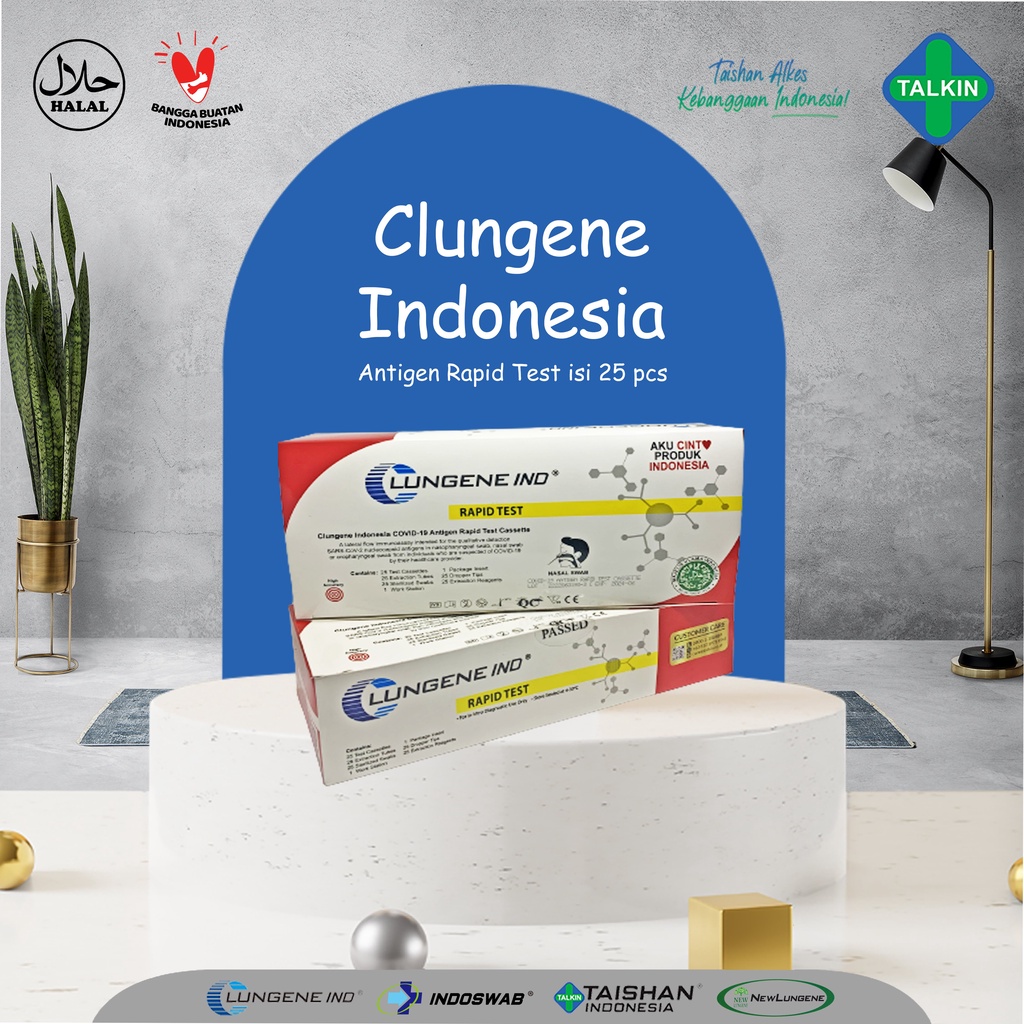 Jual Clungene Indonesia Antigen Rapid Test isi 25 pcs | Shopee Indonesia