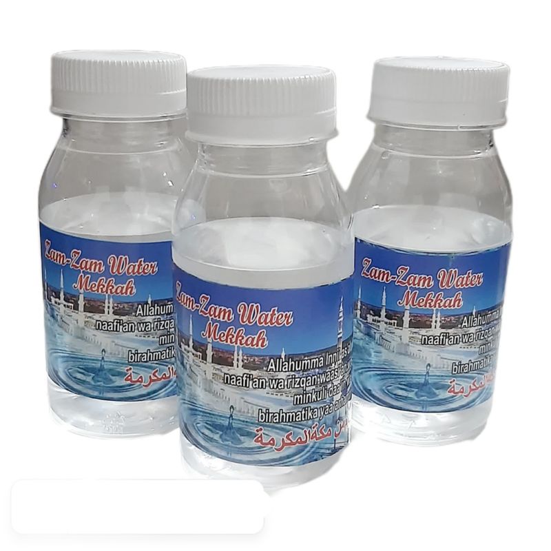 Jual Air Zam Zam Botol Kecil Ukuran 80ml Asli Original Oleh Oleh Haji Dan Umroh Shopee Indonesia 5072