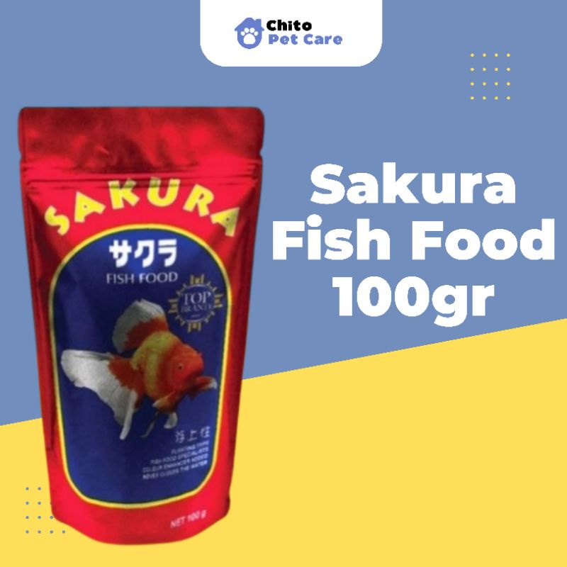 Jual Sakura Fish Food 100gr Makanan Ikan Shopee Indonesia