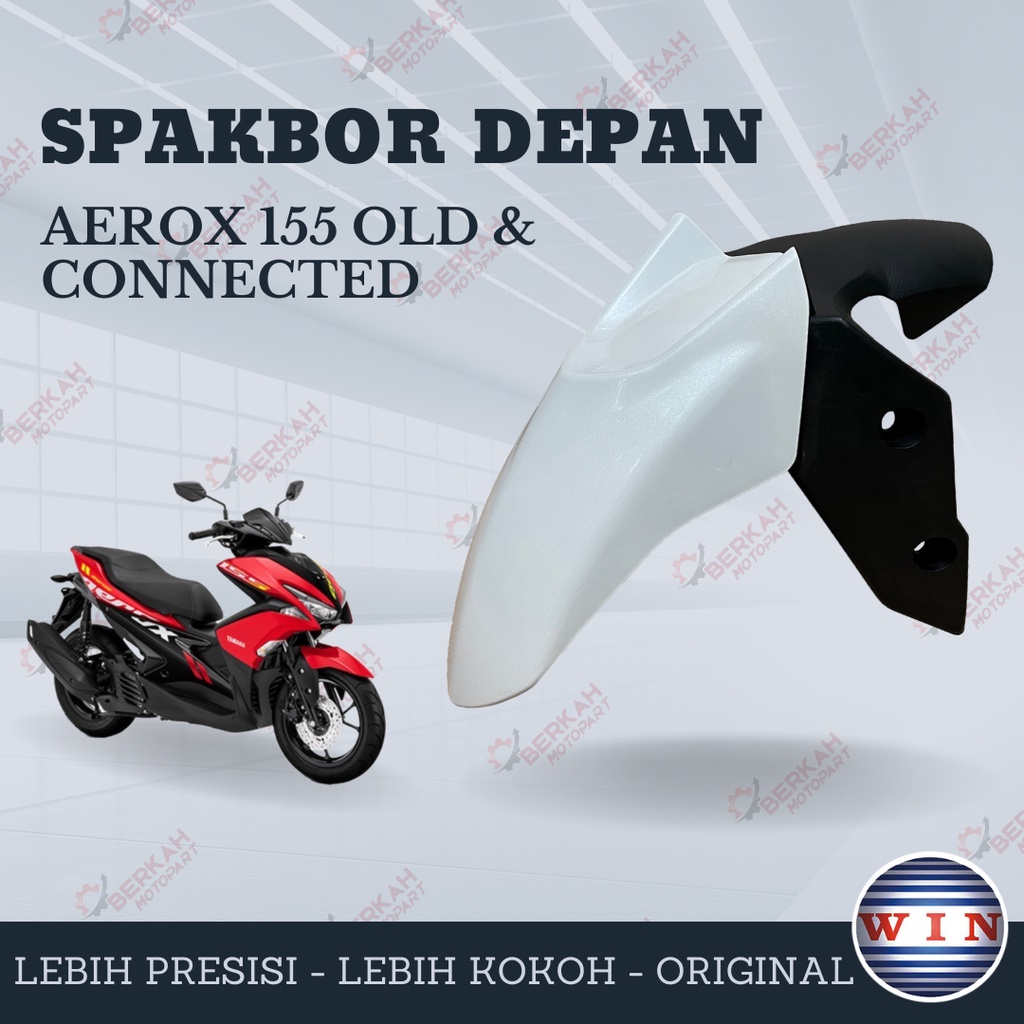 Jual Win Spakbor Slebor Depan Yamaha Aerox Old Connected Putih Shopee Indonesia