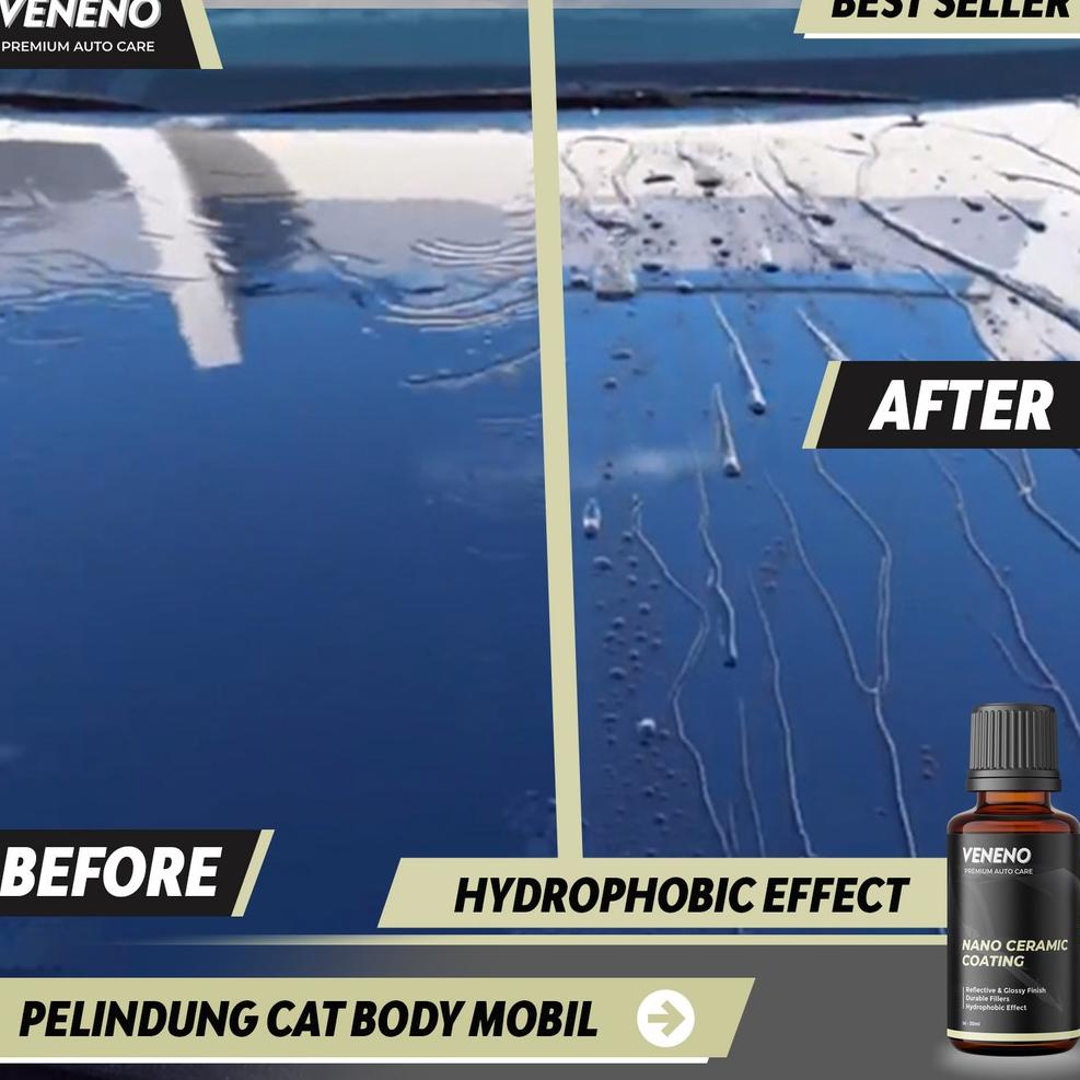 Jual PRODUK TREND Veneno Nano Ceramic Coating - Efek Daun Talas Dan
