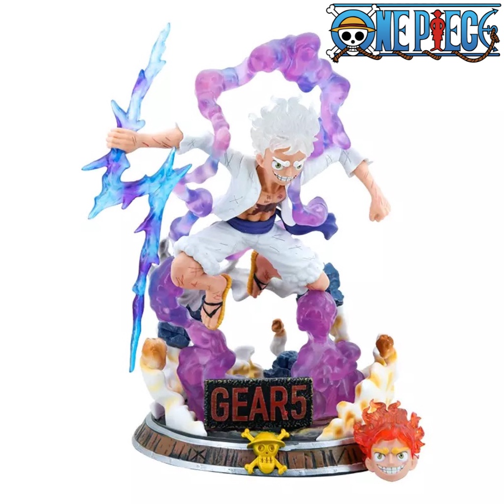 Jual ACTION FIGURE ONE PIECE MONKEY D LUFFY GEAR 5 SUN GOD ISLAND 2 ...