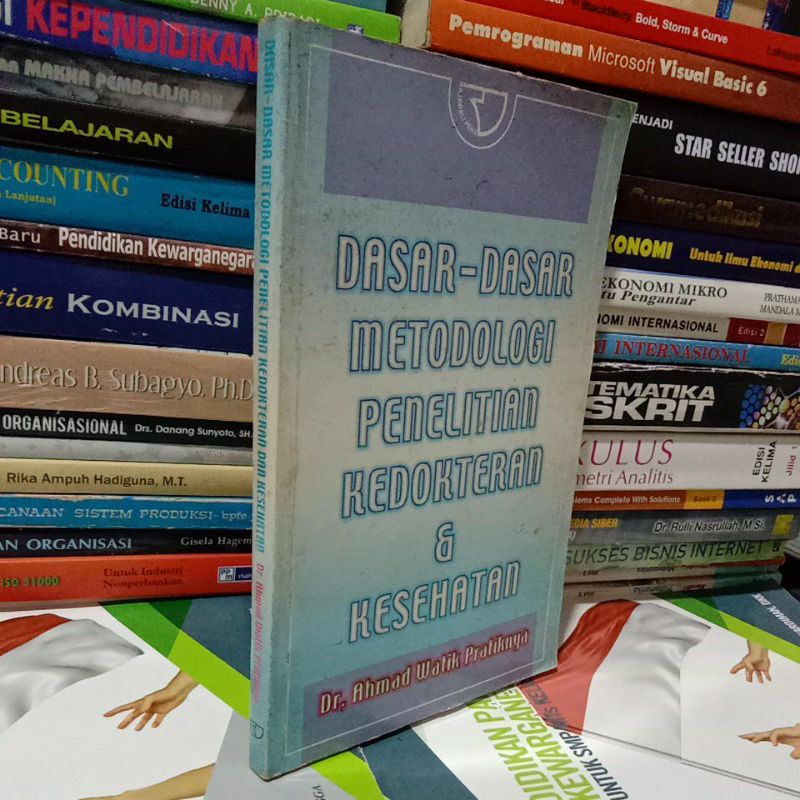 Jual Buku Original DASAR - DASAR METODOLOGI PENELITIAN KEDOKTERAN ...
