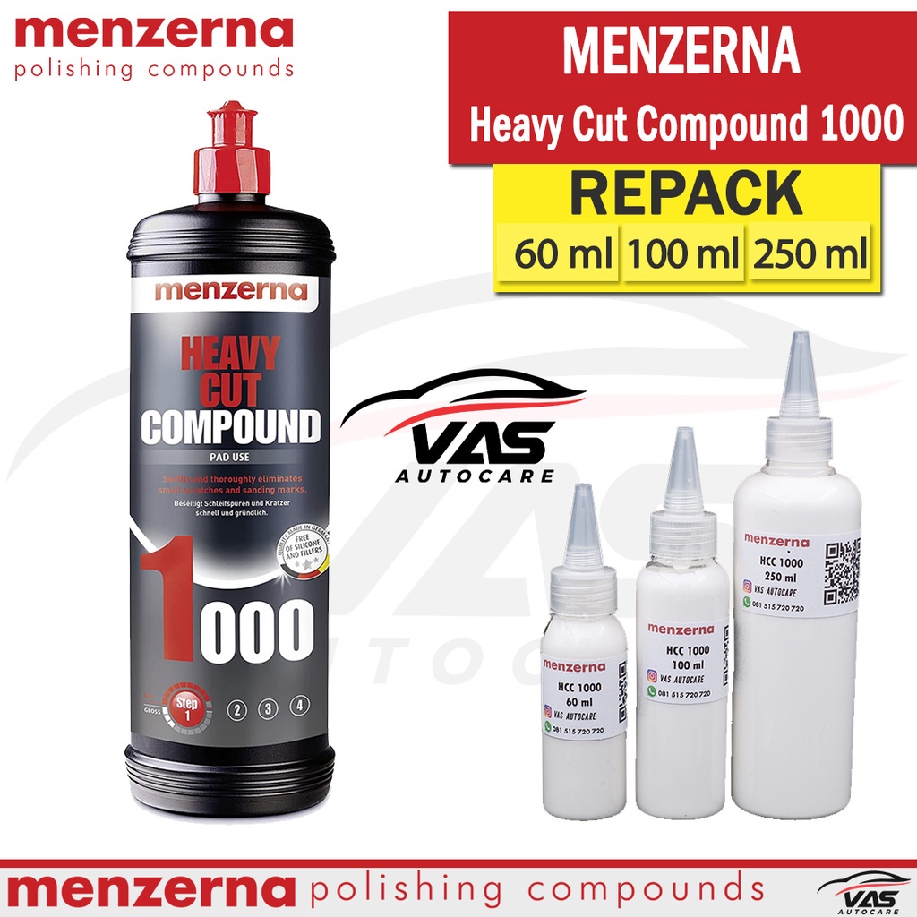 Jual Menzerna HCC Heavy Cut Compound 1000 HCC Kompon HCC1000 Mobil