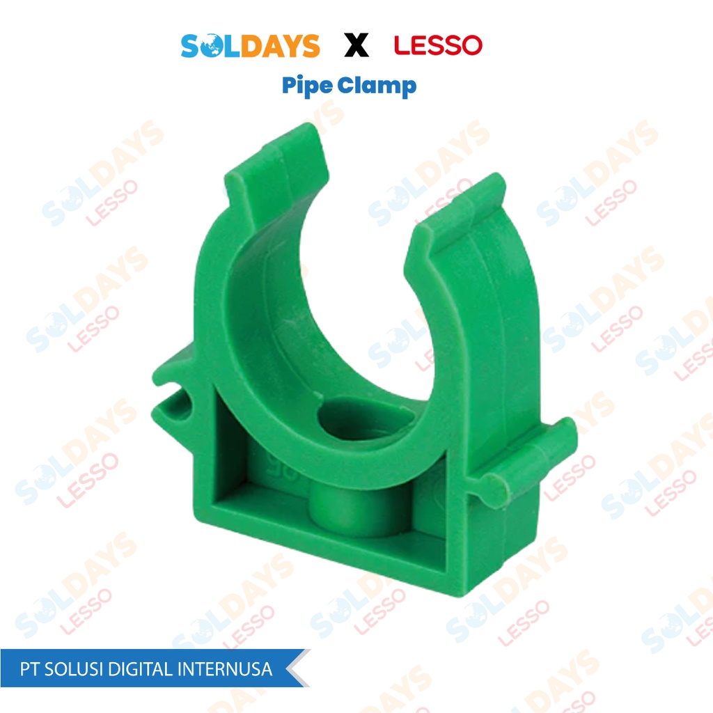 Jual Lesso PPR Pipe Clamp dn32 1" / Klem Pipa PPR 32mm 1 inch Shopee