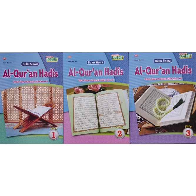 Jual Buku Siswa Al-quran Hadis Untuk Siswa Madrasah Aliah Kelas 10 / 11 ...