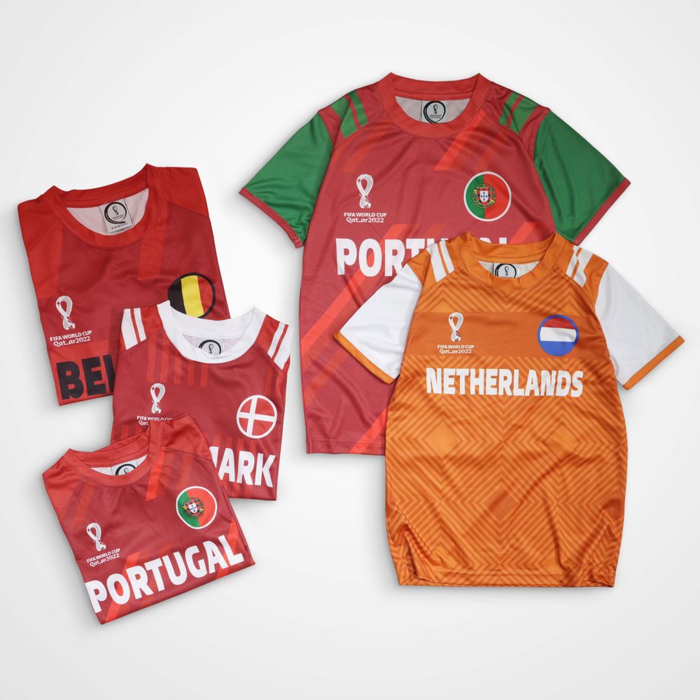 Jual Original Merchandise World Cup Qatar 2022 - Kaos - Mix Kids ...