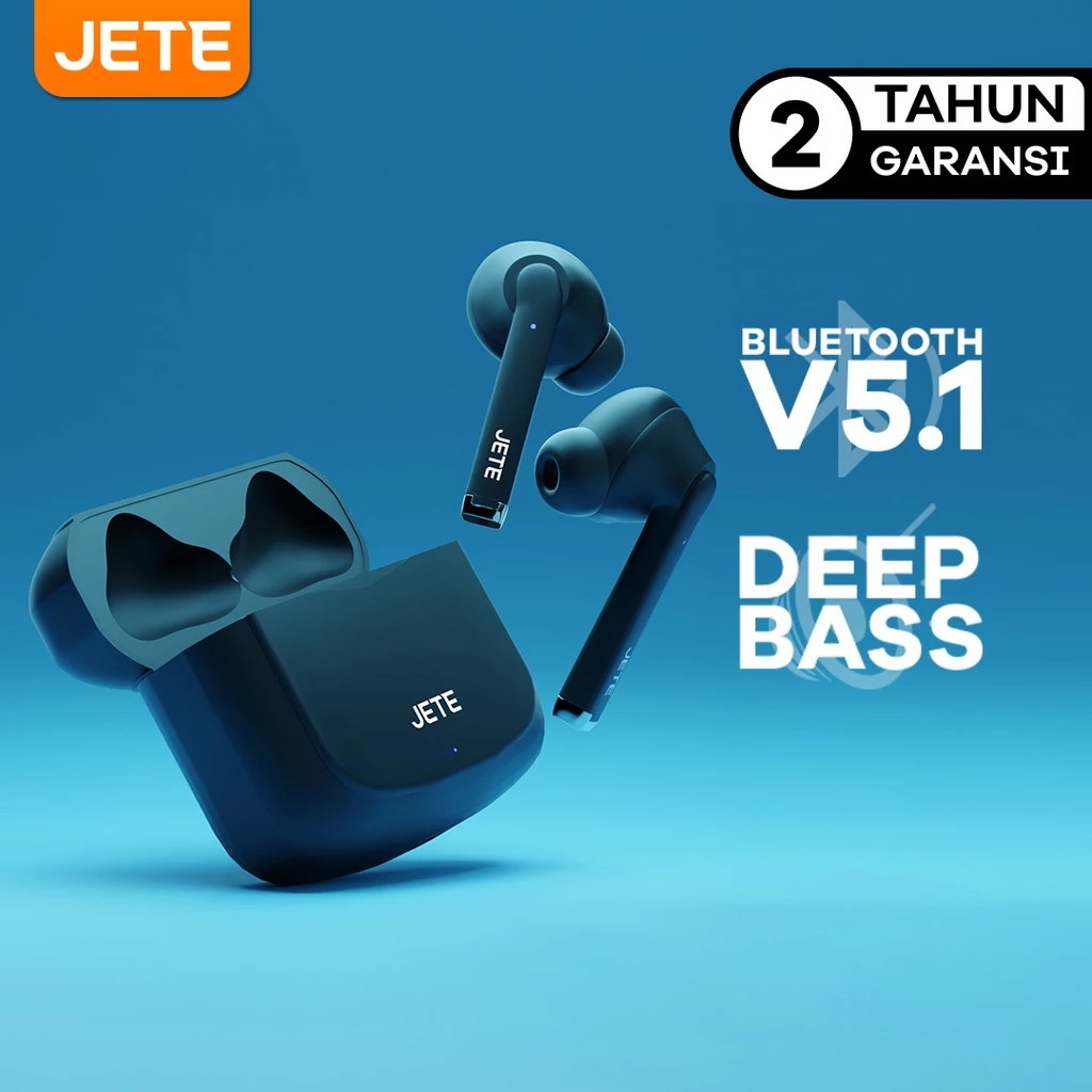 TWS Earbuds Headset Bluetooth JETE T11 - Garansi 2 Tahun