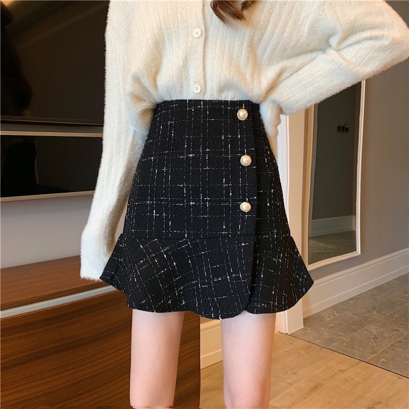 Jual TWEED SKIRT ROK WANITA MINI MX617 | Shopee Indonesia