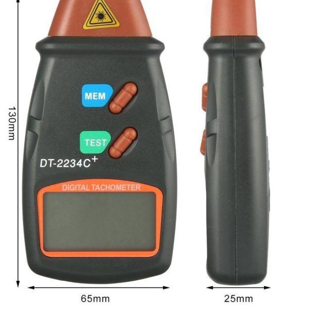 Jual Tachometer LCD Digital Laser Photo RPM Meter Alat Pengukur ...