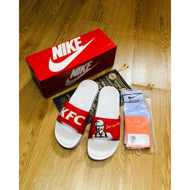 Sandal nike kfc hot sale