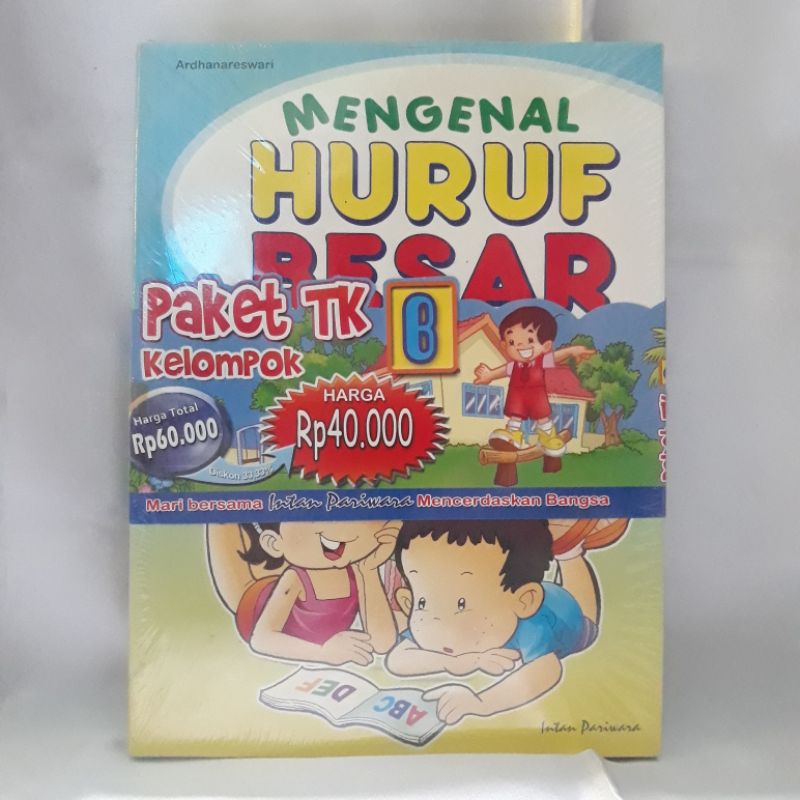 Jual Mengenal Huruf Besar Paket Buku Tk B | Shopee Indonesia