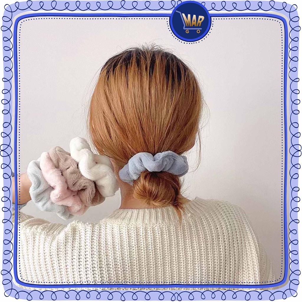 Jual Ikat Rambut Bulu SCRUNCHIE BULU Pita Kuncir | Shopee Indonesia