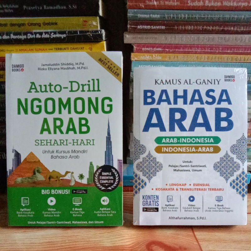 Jual BUKU BAHASA ARAB / AUTO DRILL NGOMONG Arab SEHARI-HARI dan KAMUS ...