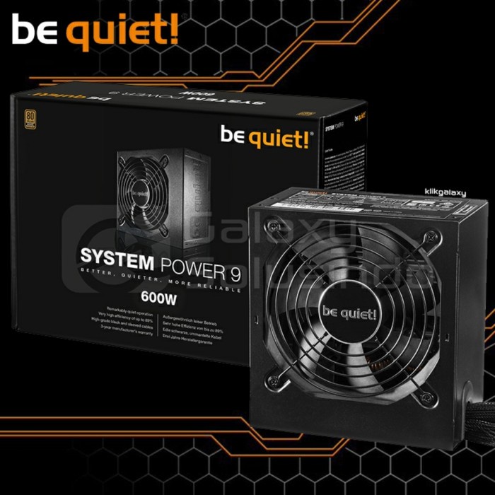 Jual BE QUIET! SYSTEM POWER U9 600W ORIGINAL | Shopee Indonesia