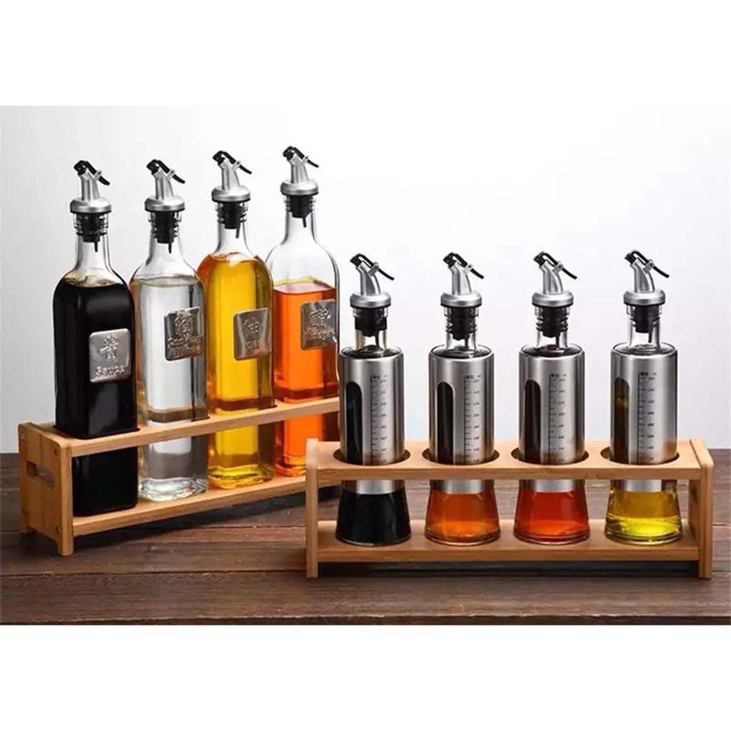 Jual Rak tempat minyak/ wooden rack oil sauceTempat penyimpanan minyak ...