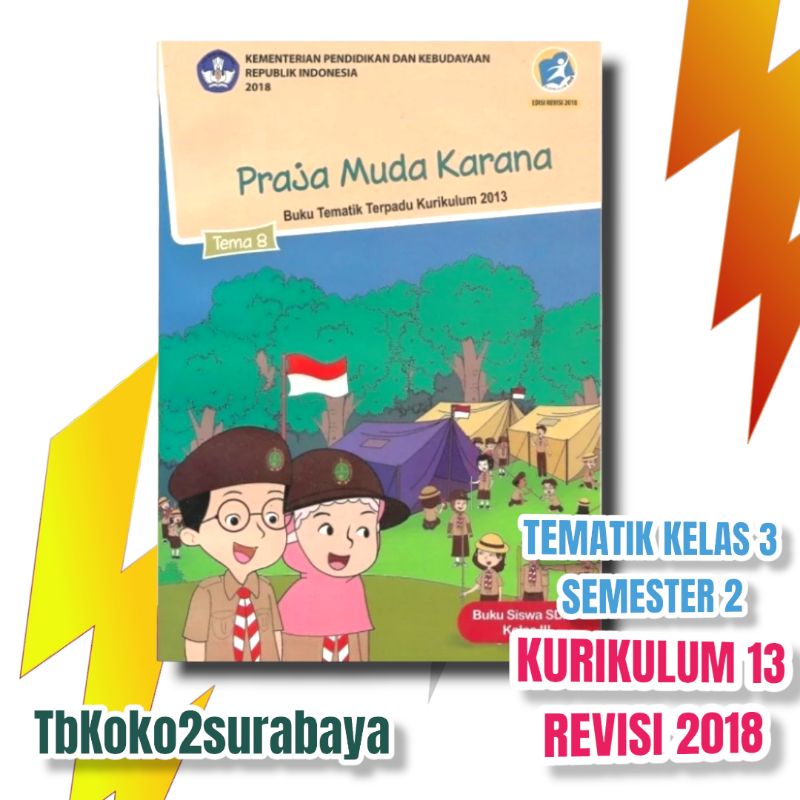 Jual BUKU TEMATIK KELAS 3 SD TEMA 5678 K13 REVISI 2018 | Shopee Indonesia