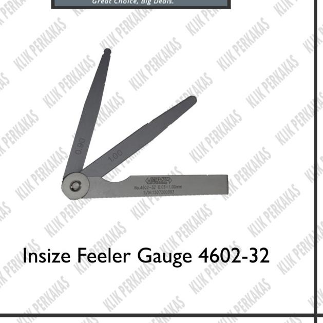 Jual Feeler Gauge Insize 460232 Feeler Gage 460232 Alat Ukur gap